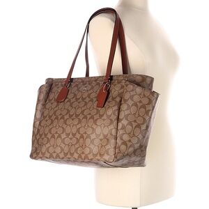 COACH•Signature Monogram Baby Diaper Bag